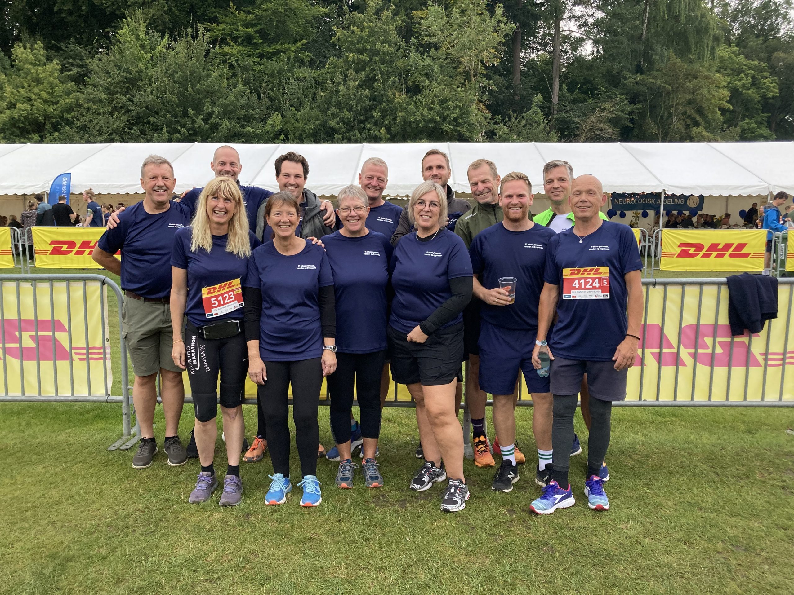 Friske kolleger deltager i DHL